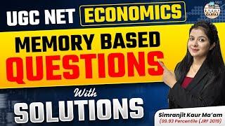 Ugc Net Economics 2025 Memory Based Questions | Net Jrf Economics Preparation By Simranjit Kaur