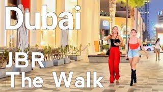 Dubai [4K] Amazing JBR, The Walk Walking Tour 