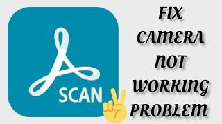 Fix Adobe Scan App Camera Not working Problem|| TECH SOLUTIONS BAR