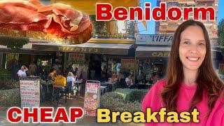 CHEAP Breakfast in Benidorm? TIFANNY´S Cafe Will SHOCK You!