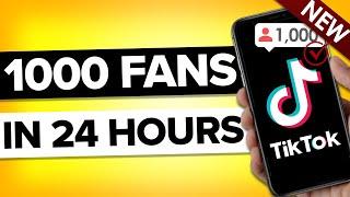How To Get 1000 Followers on TikTok in 24 Hours OR LESS (REAL PROOF)