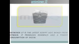 Antminer L7 9500MH/s Scrypt ASIC Miner - MineQ