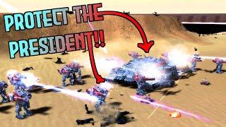 Protect the President!!! | Supreme Commander Forged Alliance Forever | 2v2 TMM | Cast #195