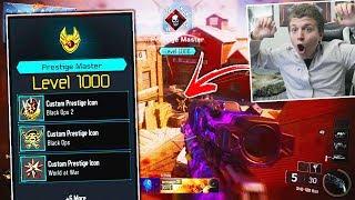 Trickshot To Unlock LEVEL 1000 in BLACK OPS 3 MULTIPLAYER! - BO3 LEVEL 1000 Max Prestige UNLOCKED!