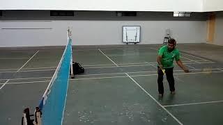 Shuttle Badminton Play in the evening at KCT court - Body and mind Fitness for happy and healthy lif