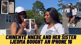 Chinenye Nnebe and her sister Ijeoma Nnebe bought iPhone 16 - twinning together