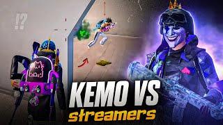 KEMO vs CONQUEROR Pushing Streamer! [*300 IQ Plays] | BGMI 