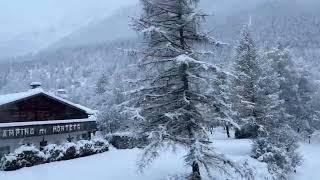 Chamonix to Vallorcine Train Ride - Dec 2022
