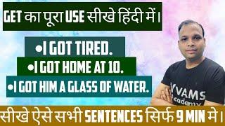 Get का Use सीखे हिंदी में || Full Concept Video|| Learn Correct Use Of Get || English by Mohit Jain