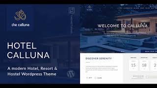 Hotel Calluna - Hotel & Resort & WordPress Theme | Themeforest Website Templates and Themes