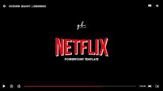 Inside the Netflix Themed PowerPoint Template | gbsining
