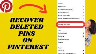 Recover Deleted Pins On Pinterest | Simple Tutorial