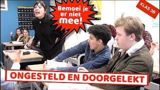 BOOS, ONGESTELD EN DOORGELEKT DE KLAS UIT!