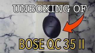 Bose QC35 ii Triple Midnight Unboxing 2020