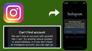 How to fix Instagram "can't find account" error