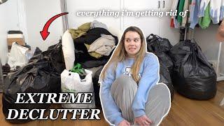 Decluttering my CHAOTIC life in 2022 (brutal closet cleanout, 2am edition)