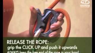 CLICK UP [english] Belay device from Climbing Technology