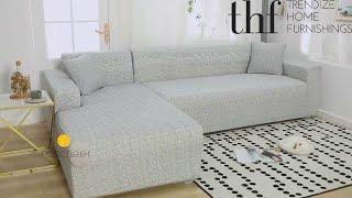 Trendize - Stretchable Elastic Sofa Cover|L Shape Sectional Sofa Covers|Wakefit Napper Sofa Covers