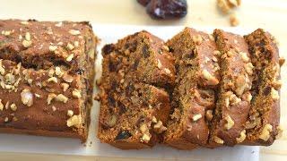 Date cake / Date and walnut cake Recipe