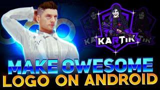 HOW TO MAKE THIS OWESOME LOGO ON ANDROID||PUBG||KARTIK GFX️