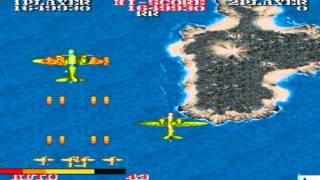 1943 THE BATTLE OF MIDWAY ARCADE GAMEPLAY ONE CREDIT ALL