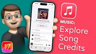 View Musician, Production and Song Credits in Apple Music on iOS 17