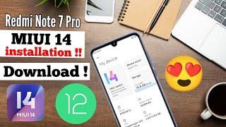 Redmi Note 7 Pro MIUI 14 installation Guide, Download & install MIUI New Update Ft- Violet