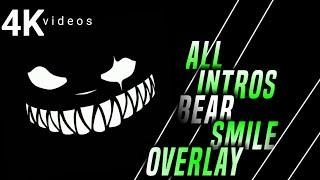 ALL Intros Bear Smile Overlay 4K [HD VIDEO]