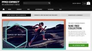 Explore the new Pro Direct running website