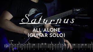 Saturnus - All Alone | Guitar Solo Cover + Screen Tabs