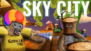 SKY CITY MAP IN GORILLA TAG! (New Map)