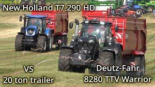 Agriculture tractors / Deutz-Fahr 8280 VVT Warrior vs New Holland T7.290 HD