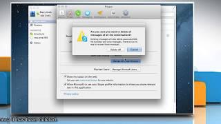 How to Delete Conversation History in Skype® for Mac®