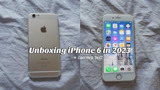 Unboxing iPhone 6 in 2023 + camera test / Aesthetic #unboxing #iphone #iphone6