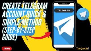 How To Create Telegram Account Using Phone Quick & Simple Method| Step by Step Tutorial 2024