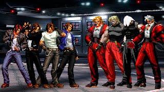 [KOF Mugen] Kyo Kusanagi Team vs Rugal Team