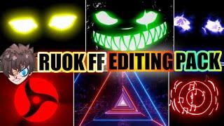 Ruok ff editing pack | Free fire montage editing pack link Ruok ff | Free fire effect download link