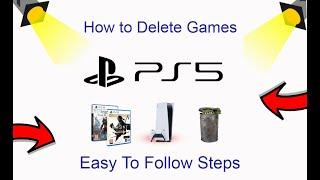 How To Delete Games On PS5