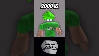 Roblox IQ Moment (Troll Face Meme) #shorts