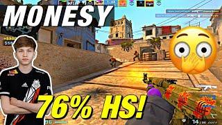 m0NESY AIM TRAINING on mirage faceit ! 76% HS! CSGO m0NESY POV