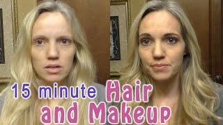 15 Minute Hair and Makeup