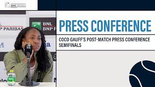 Coco Gauff | Post-match Press Conference Semifinals #IBI24