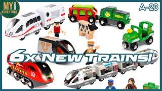 6x NEW BRIO Trains - Autumn 2023