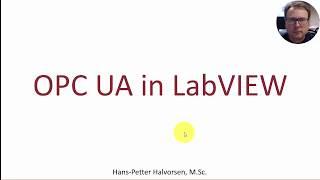OPC UA in LabVIEW