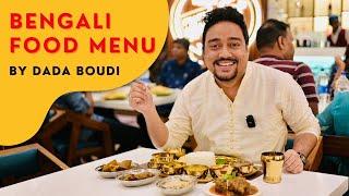 Dada Boudi Restaurant introduces Bengali Thalis! Starting from ₹190/- Poila Boishak Special Vlog