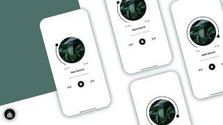 Custom Music Player With Circular Slider And Volume Control - SwiftUI