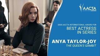 Anya Taylor-Joy wins Best Actress in Series for THE QUEEN'S GAMBIT | 10th AACTA International Awards