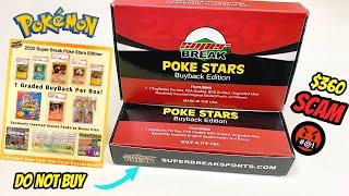 *BIGGEST SCAM for POKÉMON TCG in 2021* Super Break Poke Stars Mystery Box Opening