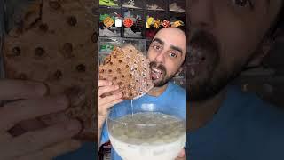 Food ASMR Eating a Cookie with Milk   #asmr #food #asmrfood #eating #mukbang