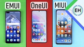 DAS BESTE ANDROID? One UI 3.1 vs. MIUI 12 vs. EMUI 11 (Deutsch) | EuroHandys